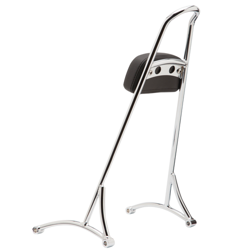 Burly Chr sissybar tall w/ pad FXD06-17