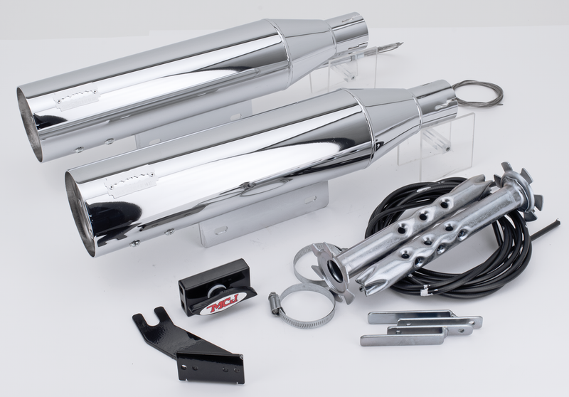 MCJ Race Slip-Ons FXFB18-20 Chrome