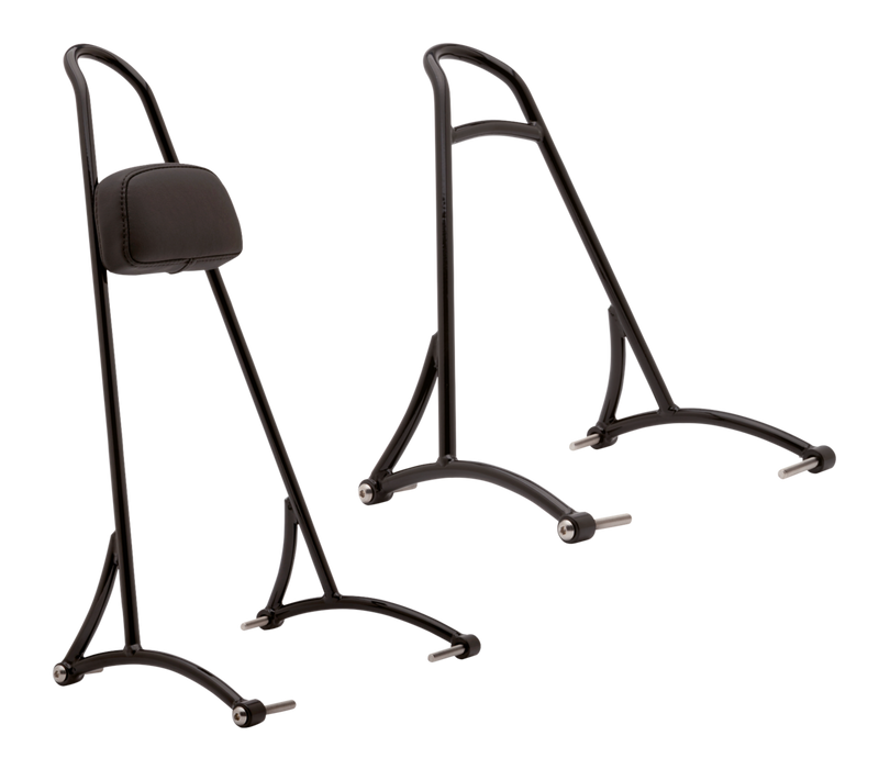 Burly low black sissybar XL04-up