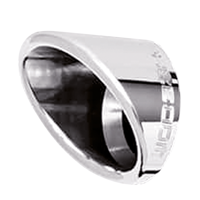 COMBAT SHORTY END CAP 4.5" CHROME
