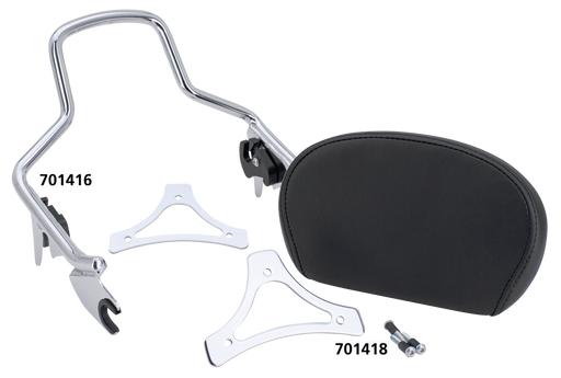 Det. Sissy Bar Shorty Chrome FLT09-up