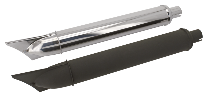 Muffler replica 1941-48 U/UL/EL/FL black
