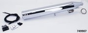 MCJ 100 Striped End Cap FLD12-16 Chrome