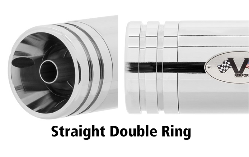 Double Ring 100mm Chr Cap Set FLH/T04-17