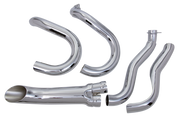 Chrome open 2:1 exhaust BT70-84