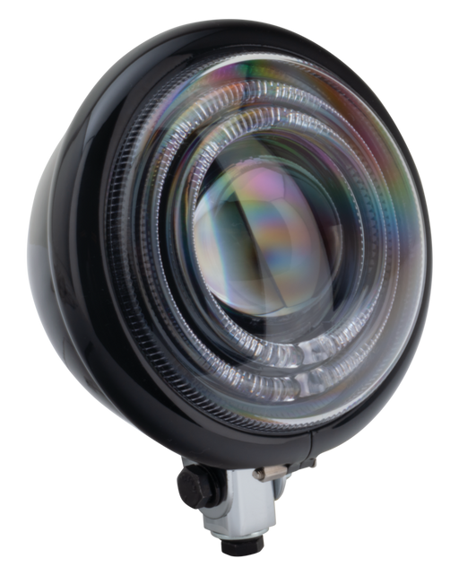 Zodiac black Odyssee LED 5-3/4" headlight