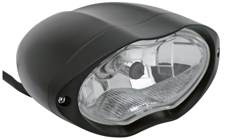 Zodiac Black Sunray headlight DOT 12V 55/66