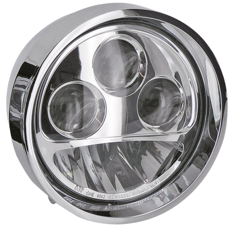 Zodiac Intense LED 5.75" Headlight chrome