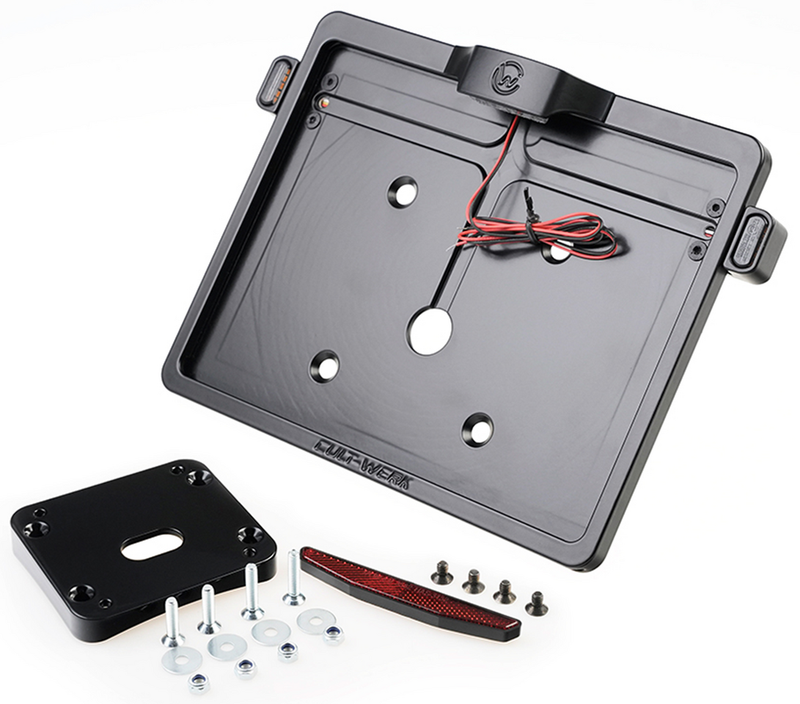 Cult-Werk License Plate Kit 3-1 Blk AT FXLR18-Up