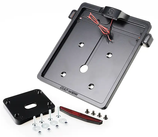 Cult-Werk License Plate Kit 3-1 Blk DE FXLR18-Up