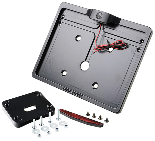 Cult-Werk License Plate Kit Blk AT FXLR18-Up
