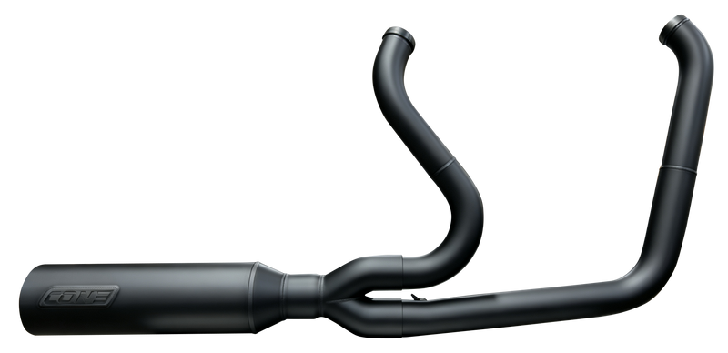 Cone Performance Exhaust Fast Eddie Short Black FLH/T17-Up