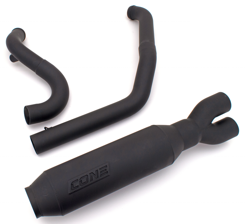 Cone Performance Exhaust Jesse Short Black FLH/T17-Up