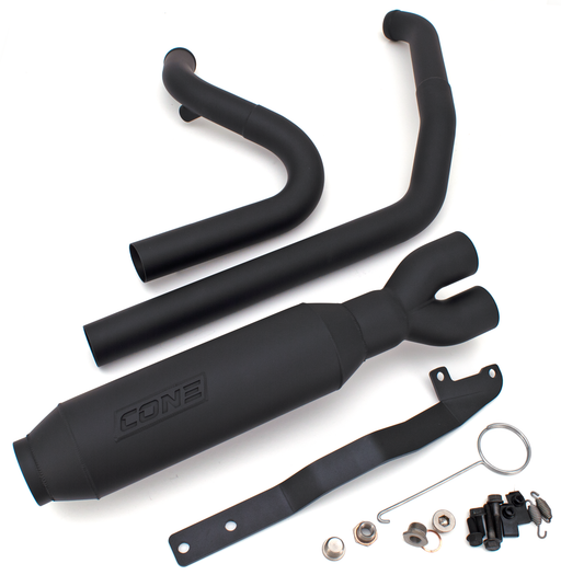 Cone Performance Exhaust Jesse Mid Black FLH/T17-Up