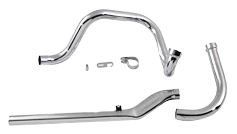 V-Twin Chr BT65 Panhead x-over headers