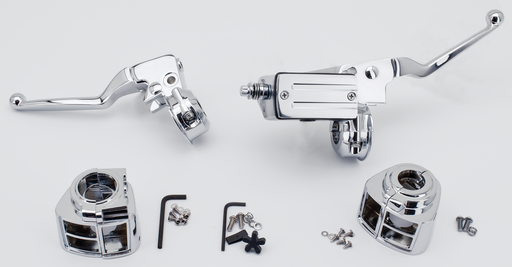 Zodiac Chrome H/B control kit 82-95 11/16"