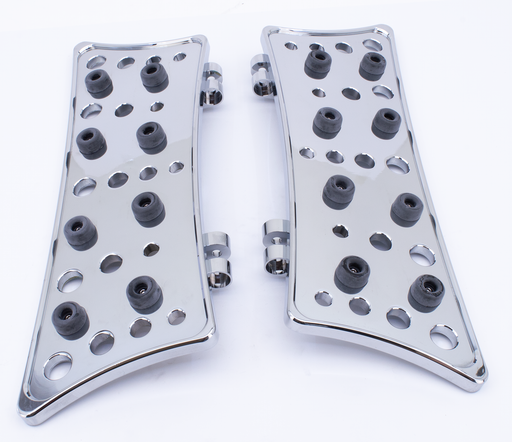Zodiac Chrome billet floorboard kit FLH/T84