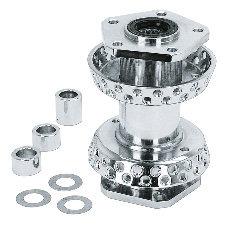 Zodiac Chrome Front Hub 80 H Dual Flange