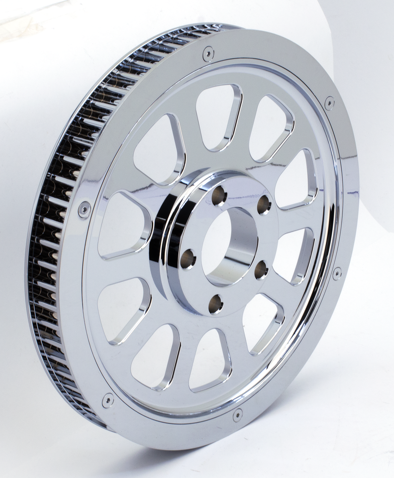 Zodiac Chrome 8-Spoke 66T 1" belt sprocket
