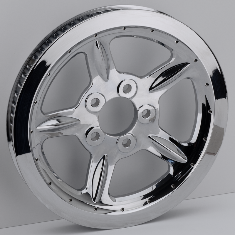 Zodiac rr pulley chrome XL07-22 68T 1"