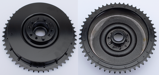 Zodiac black rear brake drum assy BT37-57