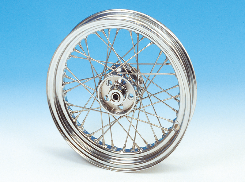 Zodiac Cplt wheel 16" steel hub 36-66 stainl.sp