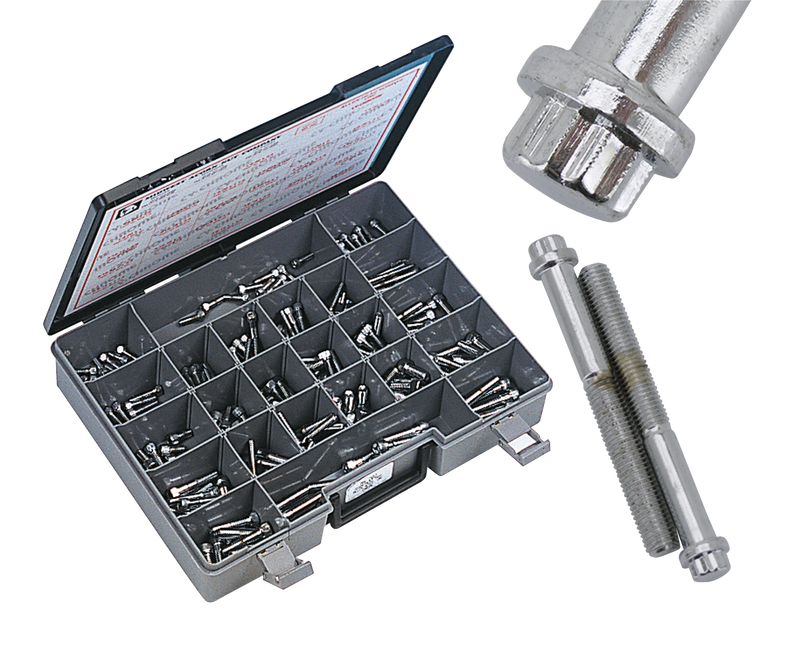 Midwest Acorn Nut Company Assortm. tray of 12 point bolts,24 sizes