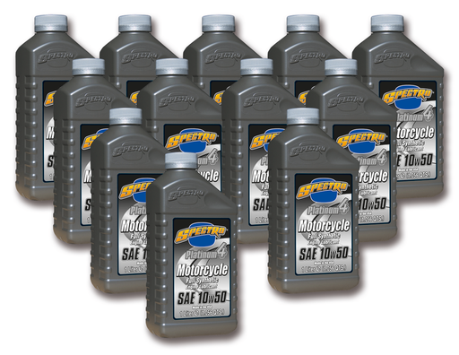 Spectro Oils of America 12x1Ltr SPECTRO 10W50 Platinum Synth — Pack of 12