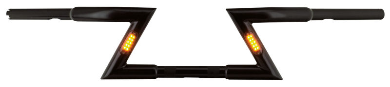 Zodiac Matt Blk Z-bar TBW 10"rise smoke LED