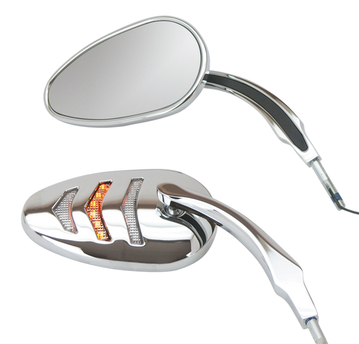 Zodiac Detonator Mirror set w/LED running-l
