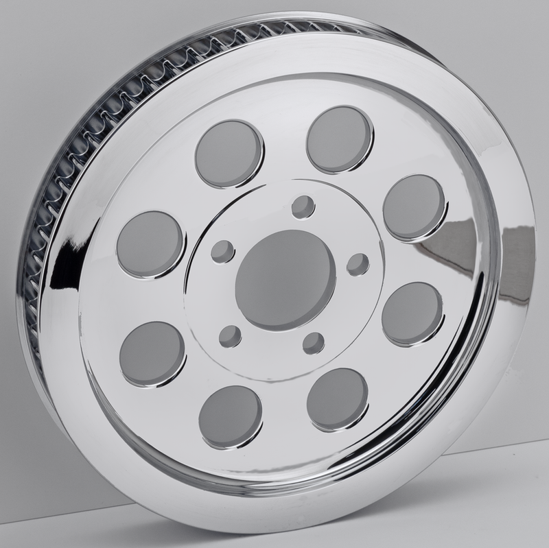 V-Twin Belt pulley 1.125"x61T XL00-03 Chrome