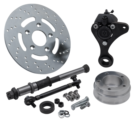 Samwel Supplies Blk disc brake cmpt, w/ axle, star hub