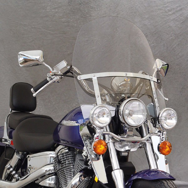 National Cycle Touring Windshield kit Round FLST type