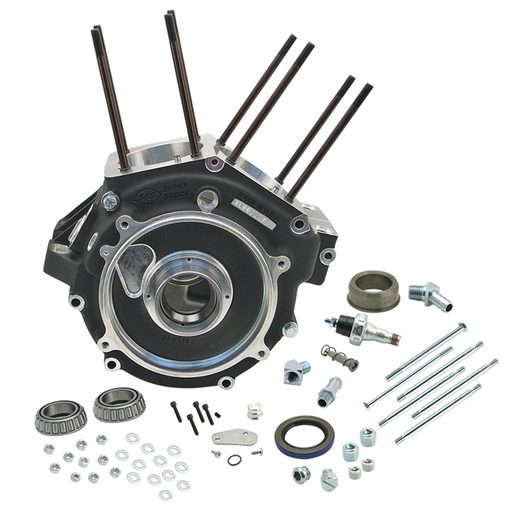 S&S Cycle S&S Crankcase assy BT84-91 black