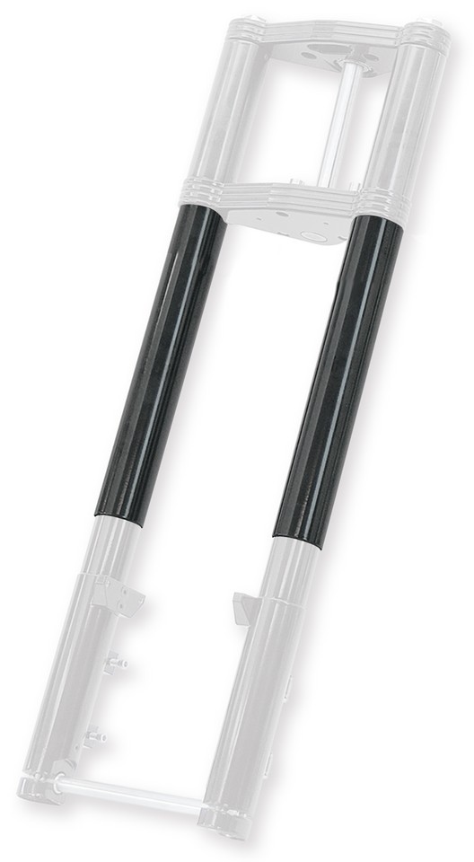 Zodiac (Made in Europe) Black Ano Bubba lower fork covers 450mm