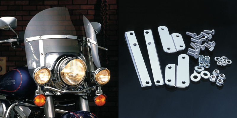 National Cycle Chopped H-Duty kit clear FLHS77-93