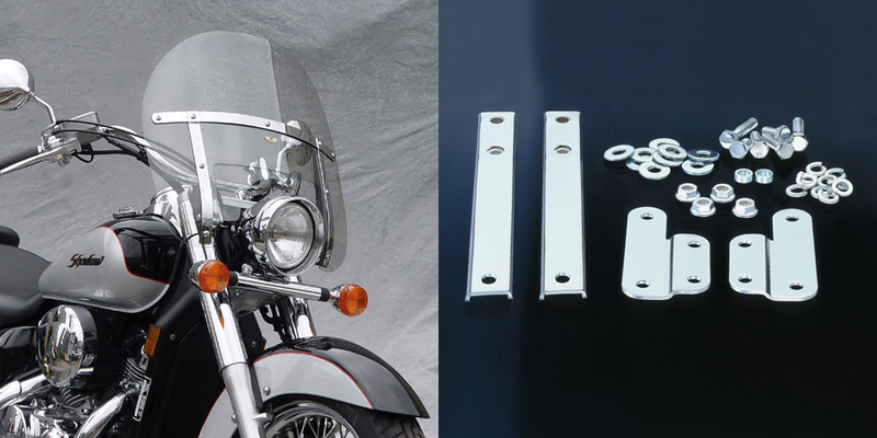 National Cycle Chopped H-Duty kit clear FLST86-up