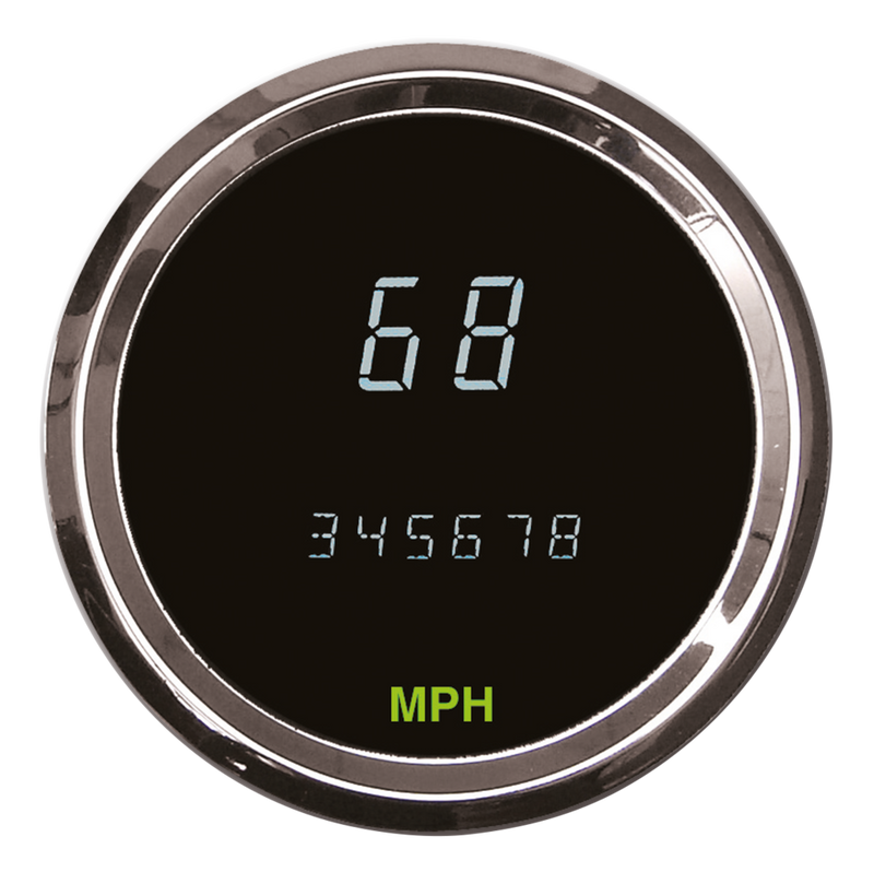 Dakota Digital Round Digital Speedometer 3-3/8" KPH+MPH