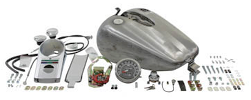 V-Twin Bobbed 4 Gallon Gas Tank Kit FLT80-99