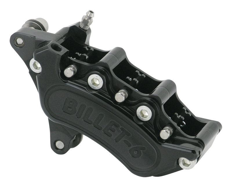 Harrison Billet Billet 6 caliper 11.5" single 84-99Blk