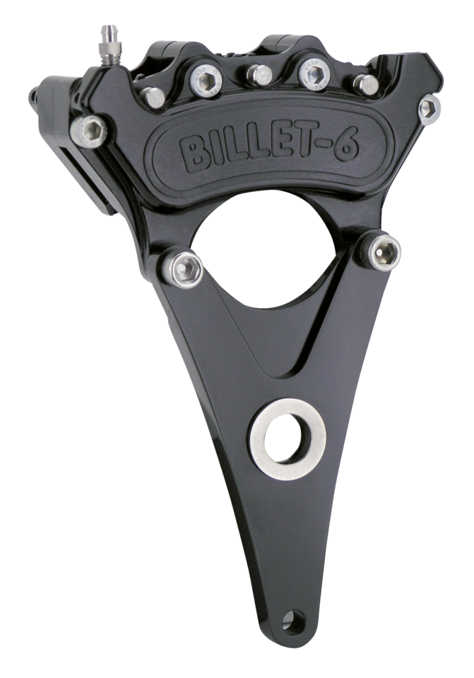 Harrison Billet Billet 6 caliper+Y-bracket 10" 76-84 Blk