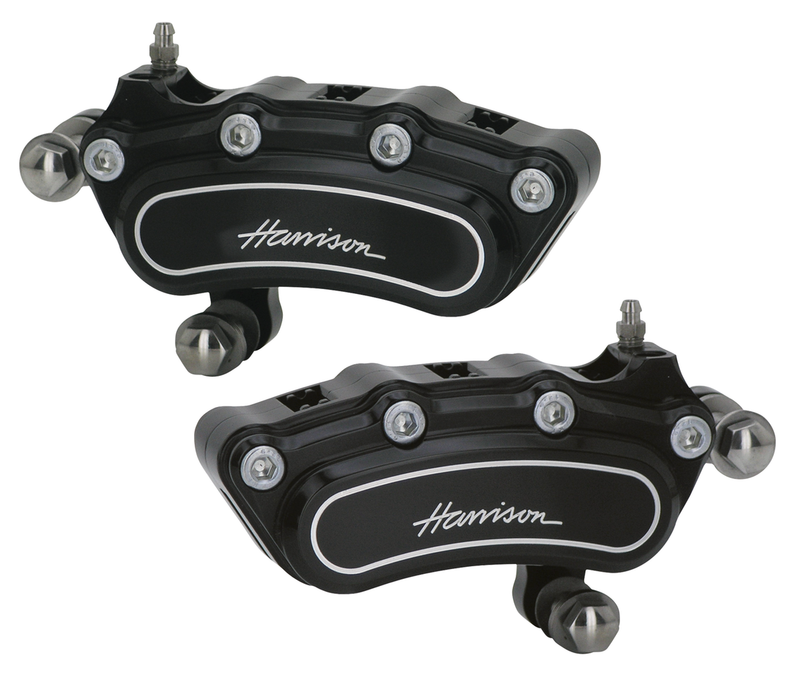 Harrison Billet Slimline 6 front calipers 00-up Black