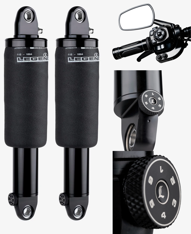 Legend Air Suspension LS Air-A Black FLH/T23-Up w/ Skyline