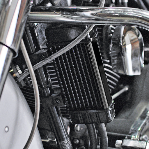 Jagg Oil Coolers Jagg H-D Wideline Oil cooler kit
