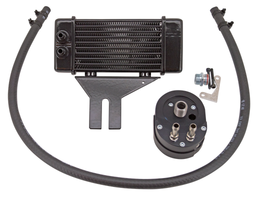 Jagg Oil Coolers Jagg FXD91-17 10-row black cooler low m