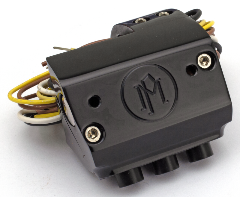 Performance Machine PM Contour LH 3-switch assy black
