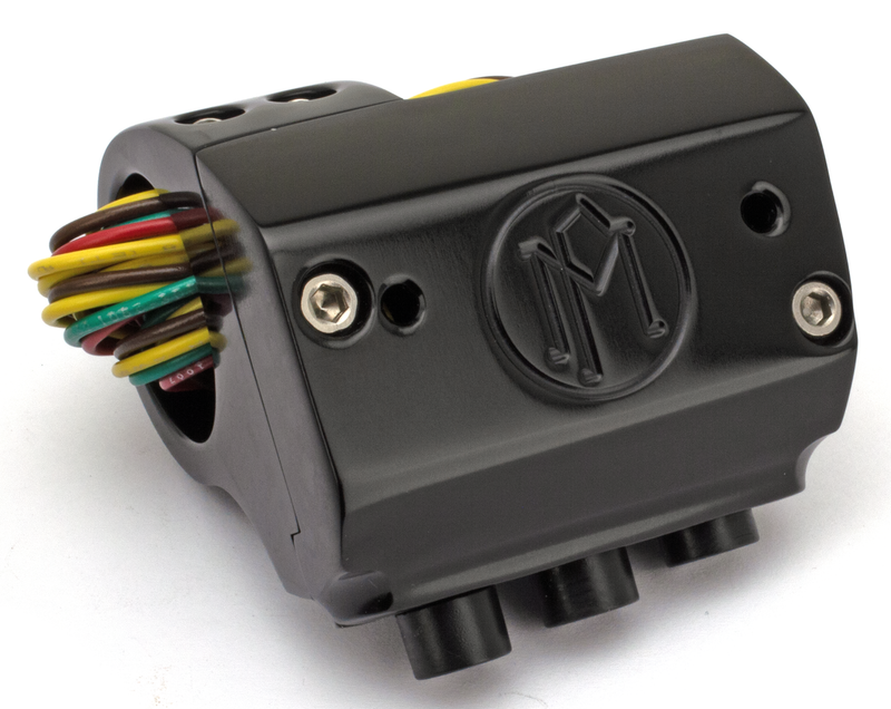 Performance Machine PM Contour RH 3-switch assy. black
