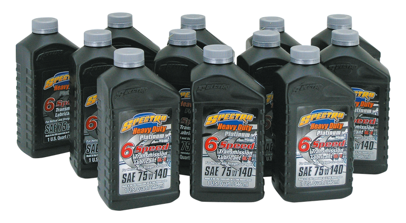 Spectro Oils of America 12x.946Ltr Spectro HD Gear Synt. 75W140 — Pack of 12