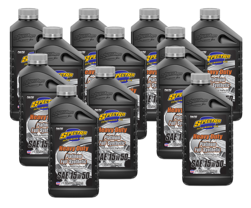Spectro Oils of America 12x.946Ltr Spectro HD Plat. Synt. 15W50 — Pack of 12