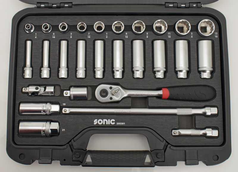 Sonic Equipment Sonic 53pc 3/8" drive socket set SAE